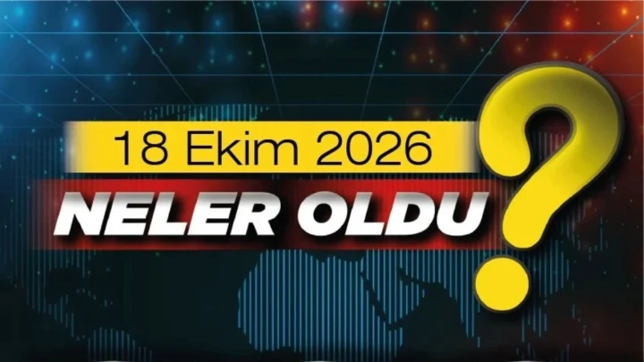 18 Ekim 2026 gündemini simgeleyen, dünya haritası üzerinde soru işareti ve haber başlığı bulunan grafik
