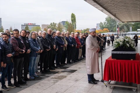 Alpay Nazikioğlu için Ankara’da kılınan cenaze namazına katılanlar
