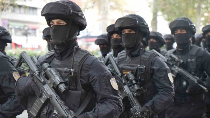 Ankara’daki 29 Ekim kortejinde görevli askerler