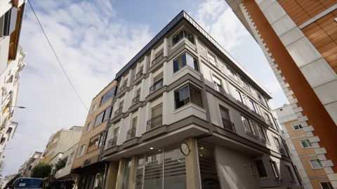 Ankara’da bir apartmanın dış cephesi