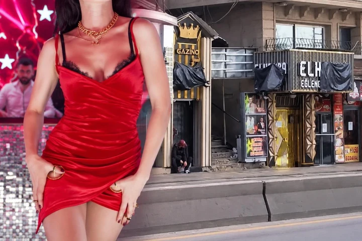 Ankara Ulus’ta eğlence mekânlarının bulunduğu sokak