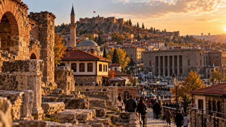 Ankara Ulus’ta tarihî taş yapılar, Ankara Kalesi ve geleneksel kent dokusu