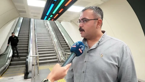 Ankara’da yürüyen merdivenlere sirenli uyarı sistemi