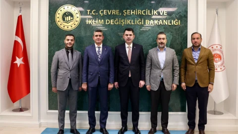 Özarslan ve Koç’tan Bakan Kurum’a ziyaret