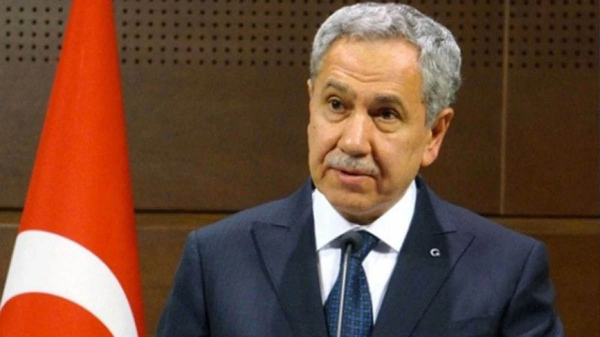 Bülent Arınç kürsüde konuşurken