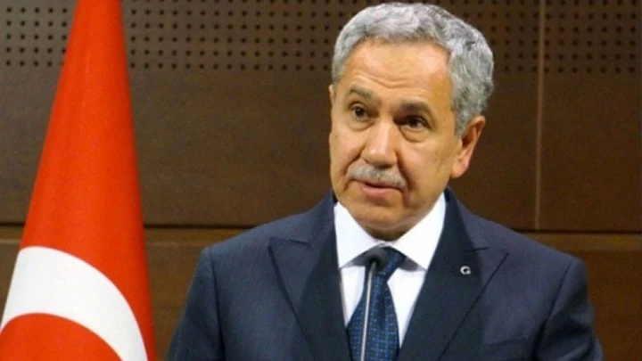 Bülent Arınç kürsüde konuşurken