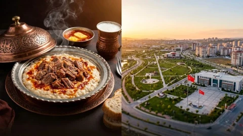 Etli keşkek ve Etimesgut’taki yerleşim alanlarını birlikte gösteren görsel