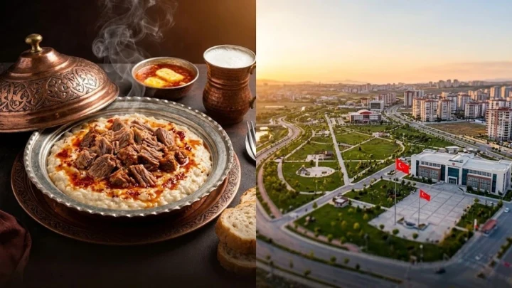 Etli keşkek ve Etimesgut’taki yerleşim alanlarını birlikte gösteren görsel