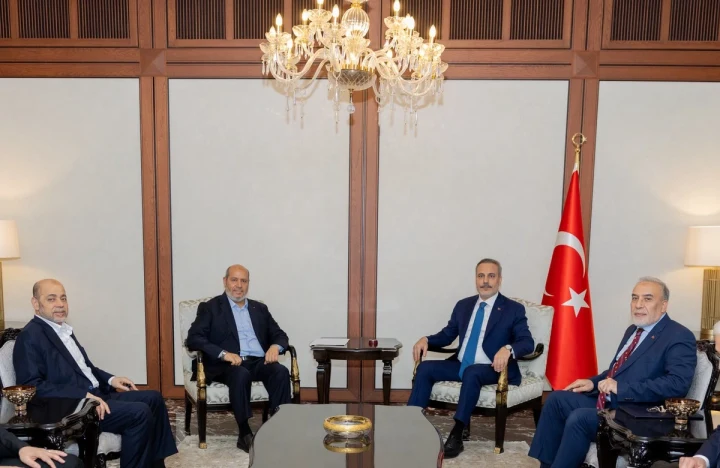 Dışişleri Bakanı Hakan Fidan, Hamas heyetini Ankara’da kabul etti