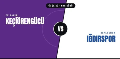 Keçiörengücü ile Iğdırspor maç günü görseli