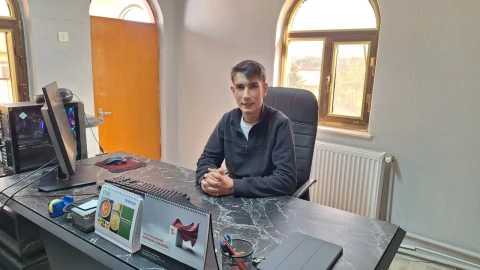 Kırıkkale’de üç kuşaktır oralet üreten aile işletmesinin genç temsilcisi Abdulbaki Olpak