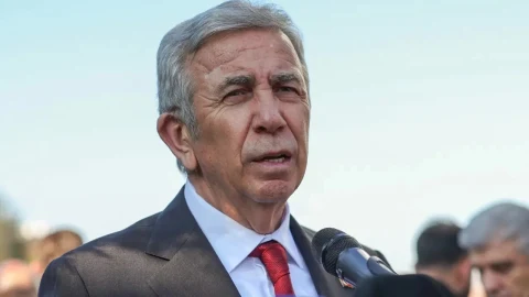 Ankara Büyükşehir Belediye Başkanı Mansur Yavaş konuşma yapıyor