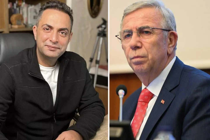 Murat Ağırel ve Mansur Yavaş’ın yan yana portre fotoğrafları