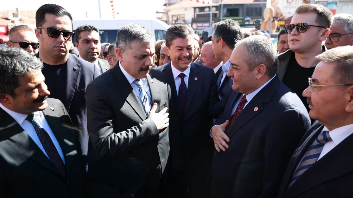 Mesut Özarslan ve beraberindeki heyet Kaman Ceviz Festivali’nde