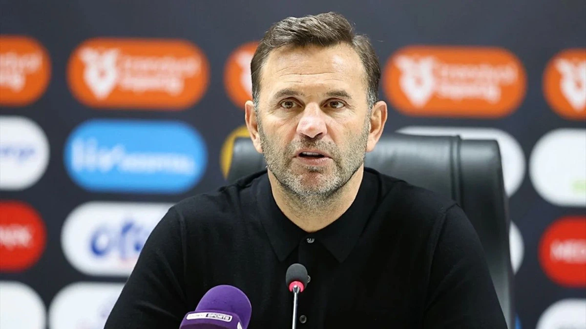 Galatasaray Teknik Direktörü Okan Buruk basın toplantısında