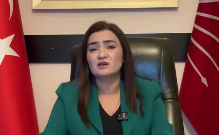 CHP’li Sevda Erdan Kılıç, yeşil ceketle bir koltukta otururken