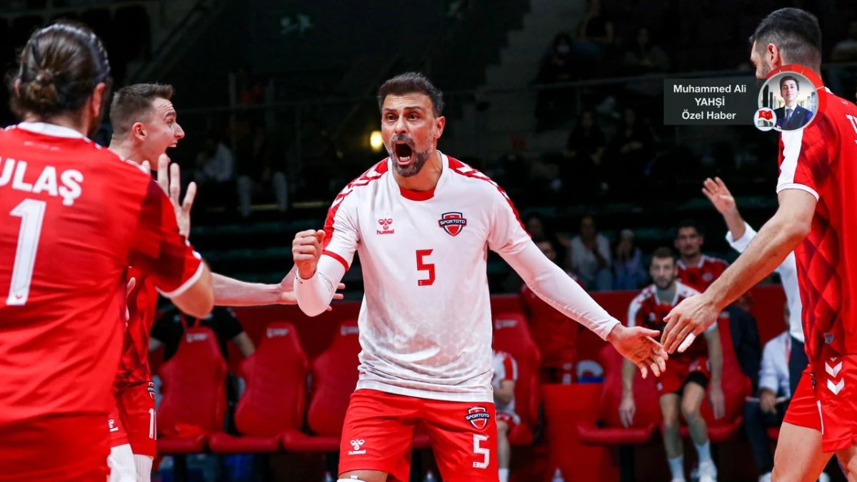 Spor Toto’nun 5 numaralı oyuncusu, voleybol maçında takım arkadaşlarına yöneliyor