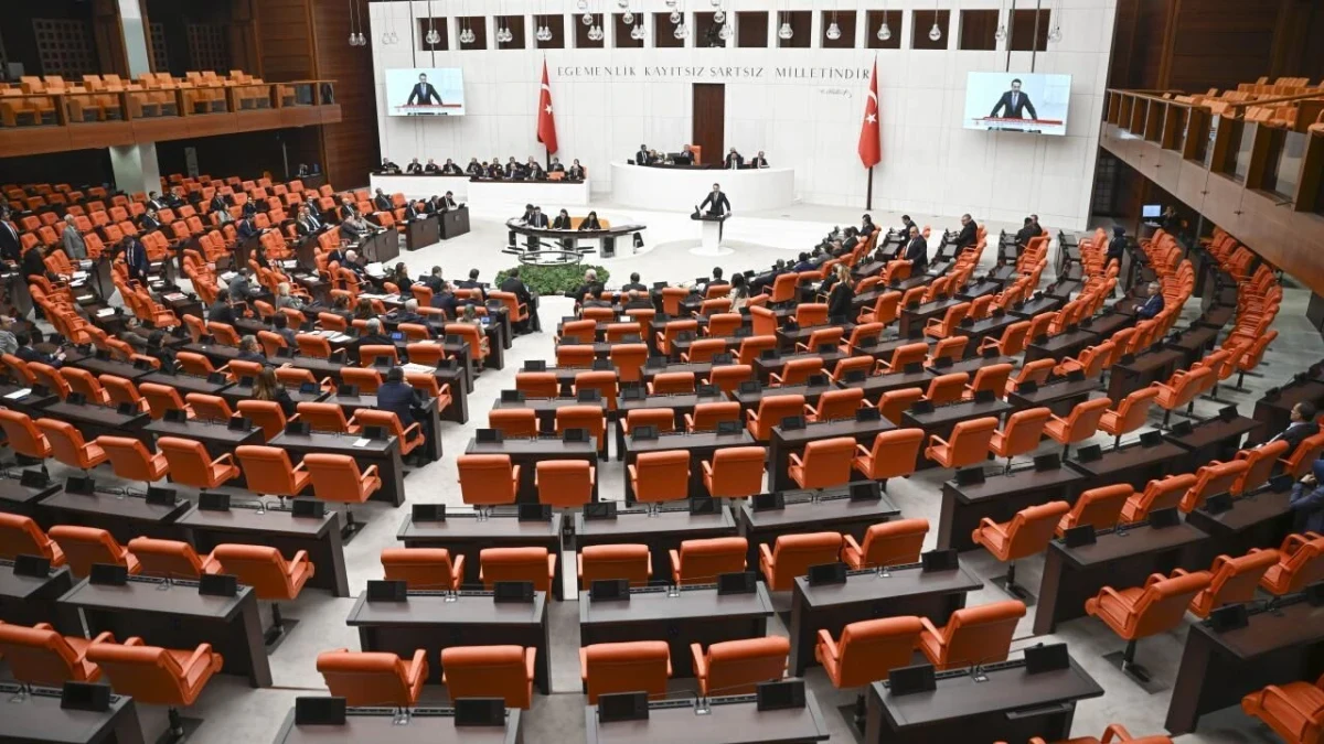 TBMM Genel Kurul salonunun genel görünümü