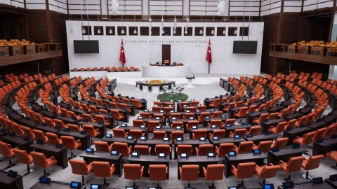 TBMM Genel Kurulu salonunun genel görünümü