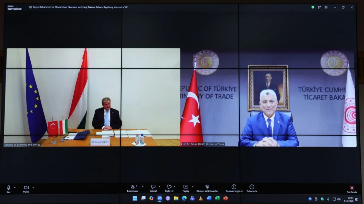Ömer Bolat ve István Kapitány’nin çevrimiçi görüşmesinden ekran görüntüsü