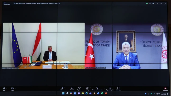 Ömer Bolat ve István Kapitány’nin çevrimiçi görüşmesinden ekran görüntüsü