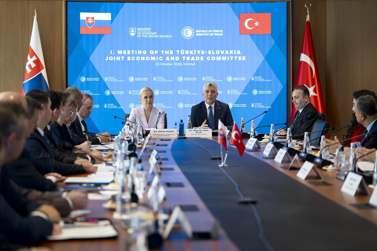 Türkiye-Slovakya JETCO toplantısında heyetler bir araya geldi