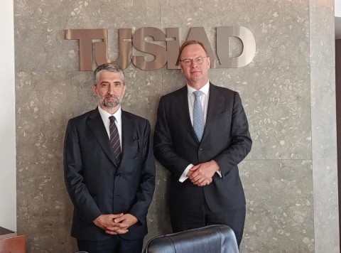 TÜSİAD Başkanı Diren, Hollanda heyetiyle Gümrük Birliği’ni görüştü