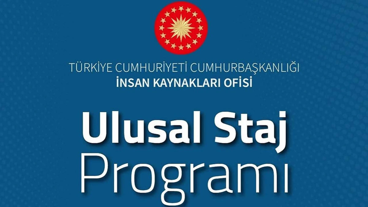 Cumhurbaşkanlığı İnsan Kaynakları Ofisi Ulusal Staj Programı görseli