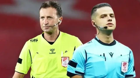 Hakem formalarıyla Yasin Kol ve Göktuğ Hazar Erel