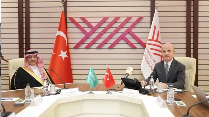 YÖK binasında Türk ve Suudi heyetlerinin eğitim görüşmesi